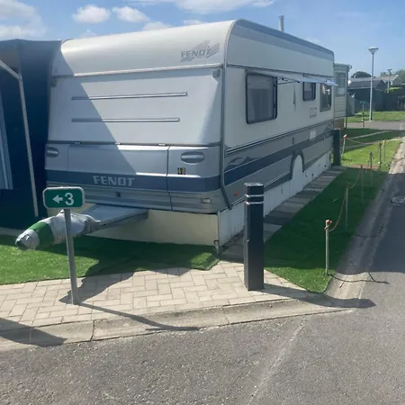 Kemping Stacaravan Met Voortent Te Huur In Heist,heistlaan 166 Knokke-Heist